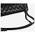 Chanel Bolsa de ombro acolchoada em pele de cordeiro preta 2010 - vista 5