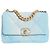 Chanel Bolsa de ombro 19 acolchoada em denim degradê azul