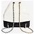 Chanel Mochila Gabrielle 2019 em couro acolchoado branco - vista 3