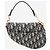 Dior Mini mala Saddle Oblique Navy 2019 - vista 2