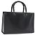 GUCCI Bamboo Hand Bag Leather Black Silver 002 0260