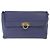 Salvatore Ferragamo Gancini Shoulder Bag Leather Navy Gold - vista 13