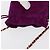 CHANEL Matelasse Chain Shoulder Bag Suede Purple Gold CC - vista 6