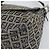 FENDI Zucchino Canvas Mamma Baguette Shoulder Bag Navy Silver - vista 14