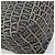 FENDI Zucchino Canvas Mamma Baguette Shoulder Bag Navy Silver - vista 17
