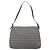 FENDI Zucchino Canvas Mamma Baguette Shoulder Bag Navy Silver - vista 2