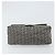 FENDI Zucchino Canvas Mamma Baguette Shoulder Bag Navy Silver - vista 5