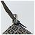 FENDI Zucchino Canvas Mamma Baguette Shoulder Bag Navy Silver - vista 9