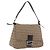 FENDI Zucchino Canvas Mamma Baguette Shoulder Bag Brown