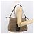 FENDI Zucchino Canvas Mamma Baguette Shoulder Bag Brown - vista 25