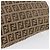 FENDI Zucchino Canvas Mamma Baguette Shoulder Bag Brown - vista 7