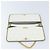 Christian Dior Honeycomb Canvas Chain Shoulder Bag PVC White Gold - vista 10
