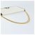 Christian Dior Honeycomb Canvas Chain Shoulder Bag PVC White Gold - vista 7