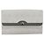 Christian Dior Honeycomb Canvas Chain Shoulder Bag PVC White Gold - vista 13