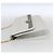 Christian Dior Honeycomb Canvas Chain Shoulder Bag PVC White Gold - vista 3