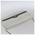 Christian Dior Honeycomb Canvas Chain Shoulder Bag PVC White Gold - vista 6
