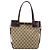 GUCCI GG Canvas Hand Bag Beige Gold 107757 - vista 13