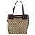 GUCCI GG Canvas Hand Bag Beige Gold 107757 - vista 2