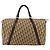 Christian Dior Trotter Canvas Boston Bag Beige Gold - vista 2