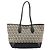Salvatore Ferragamo Gancini Tote Bag Canvas Black Gold - vista 2
