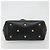 Salvatore Ferragamo Gancini Tote Bag Canvas Black Gold - vista 5