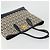 Salvatore Ferragamo Gancini Tote Bag Canvas Black Gold - vista 6