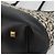 Salvatore Ferragamo Gancini Tote Bag Canvas Black Gold - vista 8