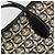 Salvatore Ferragamo Gancini Tote Bag Canvas Black Gold - vista 9