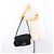 FENDI Mamma Baguette Shoulder Bag Nylon Black Silver - vista 23