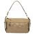 Bolsa de Ombro CHANEL Paris Biarritz Coated Canvas Bege Prata CC - vista 13