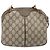 GUCCI GG Supreme Web Sherry Line Bag PVC Beige Gold 904 02 047 - vista 3
