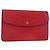 LOUIS VUITTON Epi Montaigne 27 Clutch Bag Red M52657 LV