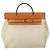 Hermès HERMES Herbag Ad PM Mochila Canvas Cuero 2way Beige Silver - vista 13