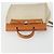 Hermès HERMES Herbag Ad PM Mochila Canvas Cuero 2way Beige Silver - vista 6