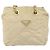 PRADA Chain Shoulder Bag Nylon Beige Gold - vista 13