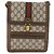 GUCCI GG Supreme Web Sherry Line Shoulder Bag PVC Beige Gold Red - vista 13