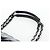 CHANEL Matelasse Mademoiselle Bowling Bag Patent Black Silver CC - vista 14
