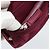 FENDI Mamma Baguette Shoulder Bag Cotton Wine Red Silver - vista 21