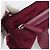 FENDI Mamma Baguette Shoulder Bag Cotton Wine Red Silver - vista 23