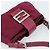 FENDI Mamma Baguette Shoulder Bag Cotton Wine Red Silver - vista 6