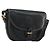 LOEWE Anagram Shoulder Bag Leather Black Gold