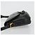 LOEWE Anagram Shoulder Bag Leather Black Gold - vista 4