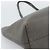 FENDI Bolsa Tote Celeria Couro Cinza Prata - vista 14