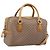 GUCCI Micro GG Supreme Hand Bag PVC 2way Beige Gold 67 02 4422