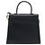 Salvatore Ferragamo Gancini Hand Bag Leather 2way Black Gold - vista 2