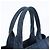 Tote Sac cabas Prada Canapa Denim Blue avec logo triangle - vue 2