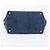 Tote Sac cabas Prada Canapa Denim Blue avec logo triangle - vue 5