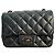 Chanel Mini Classic Flap "So Black" – Lambskin nero & Hardware nero – Eccellenti condizioni