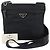 Prada Tessuto Nylon Triangle Logo BT0420 Leather Shoulder Bag