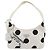 Prada Nylon Schultertasche mit Dreiecks-Logo und Leder mit Polka Dots